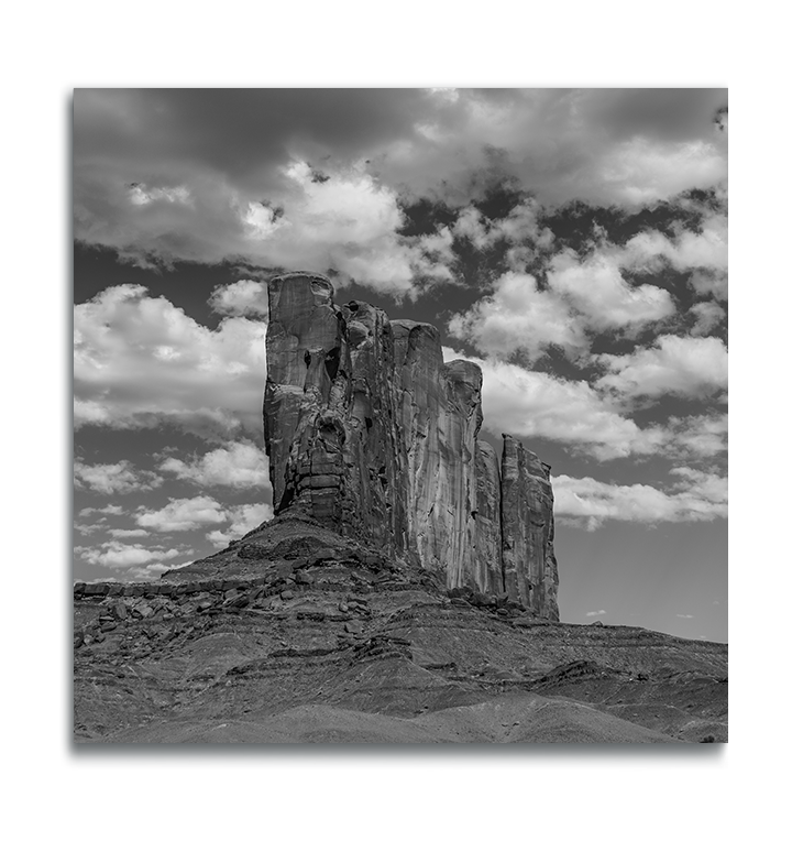 Monument Valley Square Print on Metal | 01