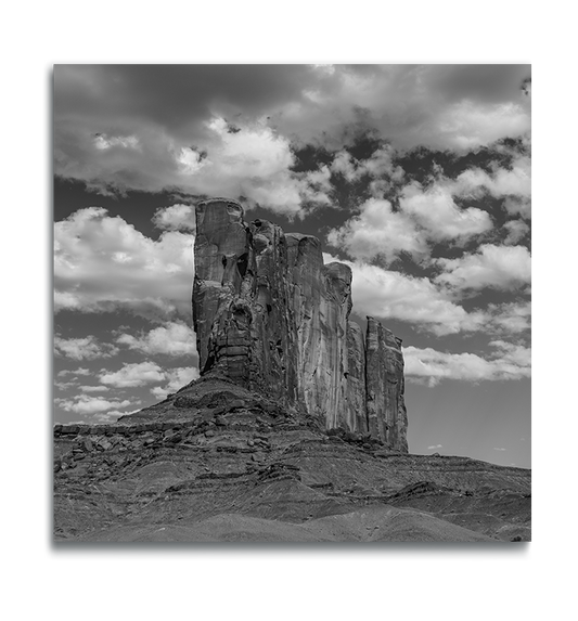 Monument Valley Square Print on Metal | 01